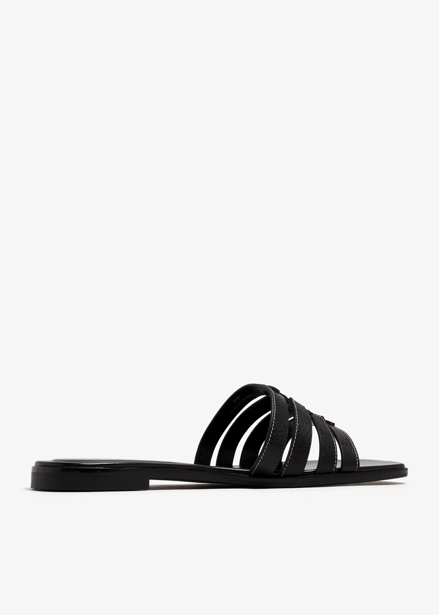 Tory Burch Ines Cage Slide Sandals Women’s Designer Leather Slides - Image 4
